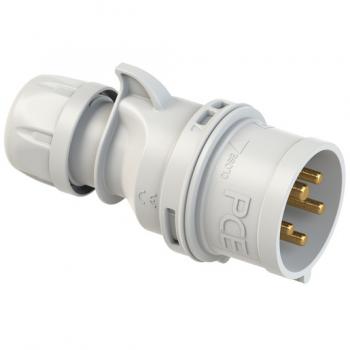 CEE 5x32A 1h grau Stecker